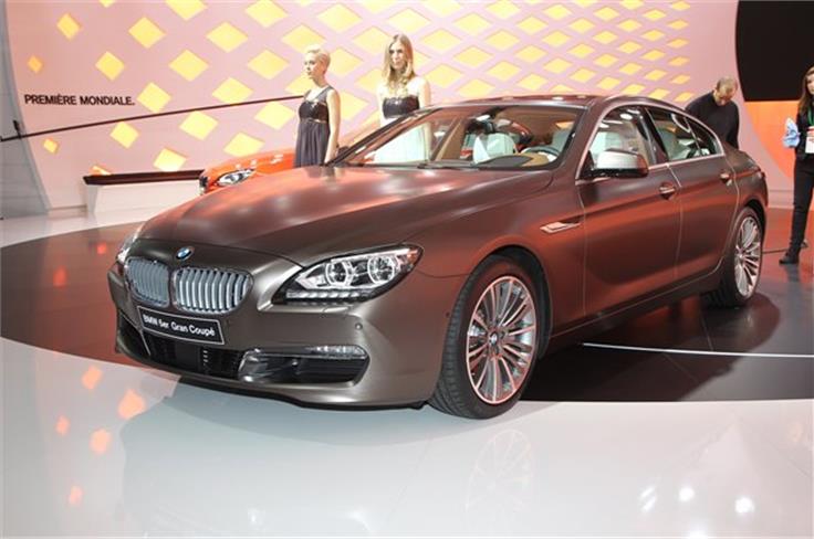Four-door, four-plus-one 6-series Gran Coupe makes its debut at Geneva.